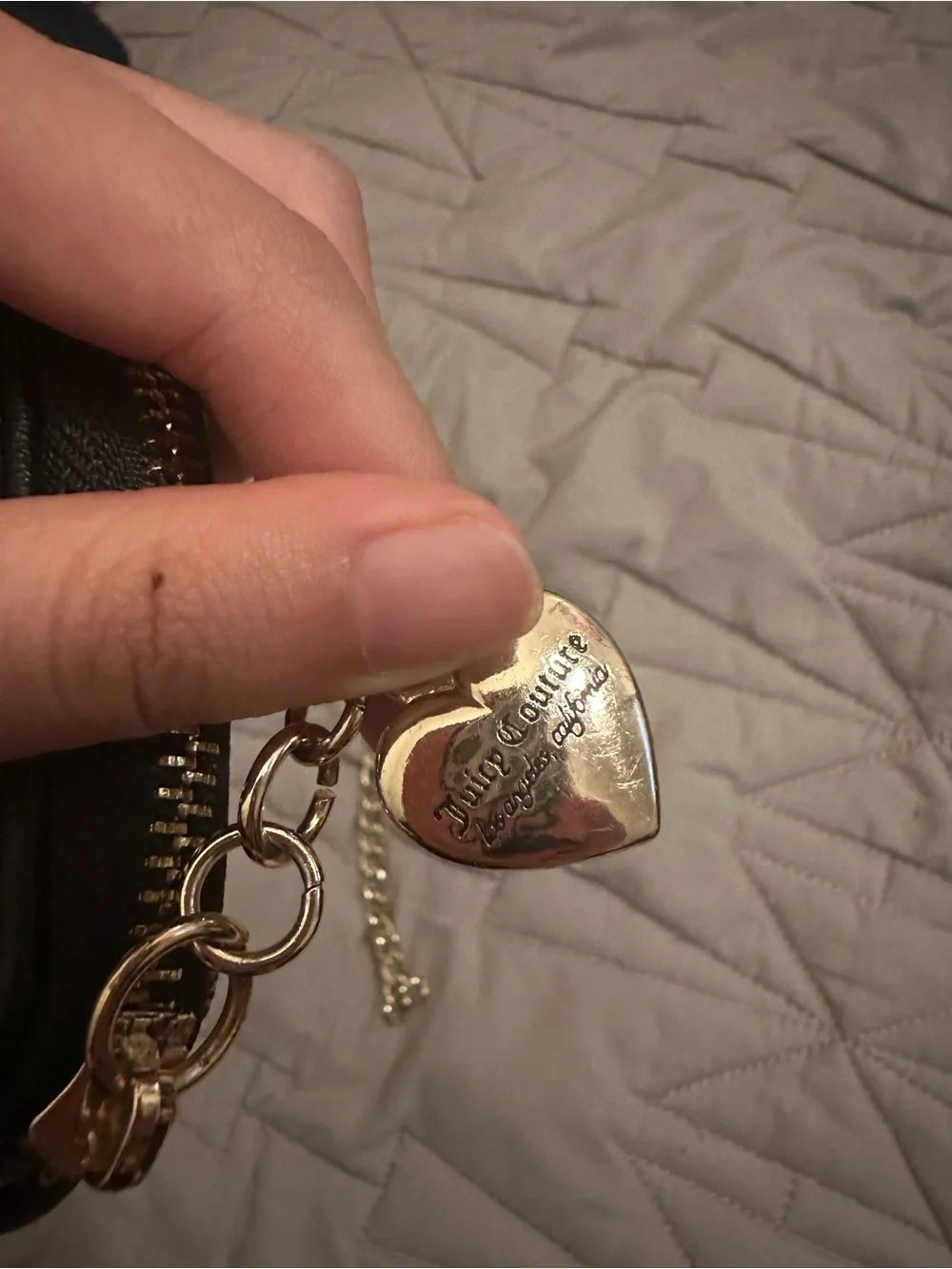 Juicy Couture Black and Gold Wallet